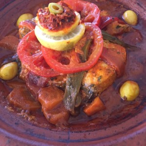Moroccan fish tagine 