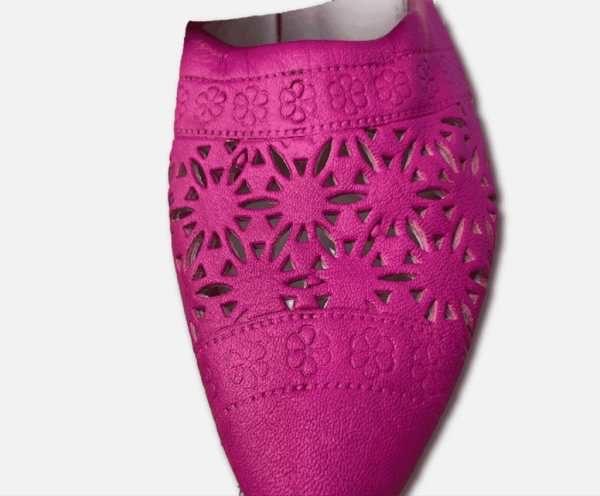 Moroccan slippers pink color